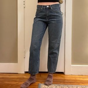 Banana Republic High Rise Straight Jean 100% Cotton - Size 28 Petite